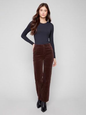 PANTALON VELOUR CÔTELÉ